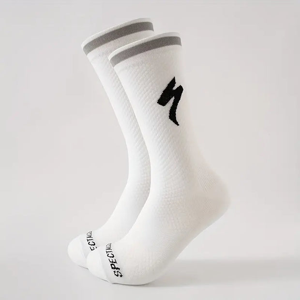 Replica Specialized classic cycling socks.