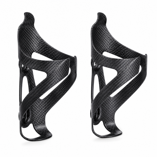 Carbon Bottle Cage Set of 2 Matt.