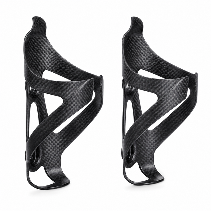 Carbon Bottle Cage Set of 2 Matt.