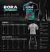 Cycling Team Kit Bora Hansgrohe Limited Edition | Jersey + Bib Shorts Combo.