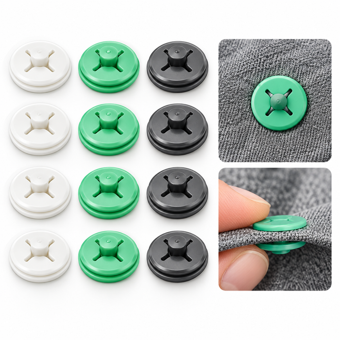 Race Bib Number Clips 12 Pcs | Pin-Free Number Fasteners for Cycling, Running & Triathlon
