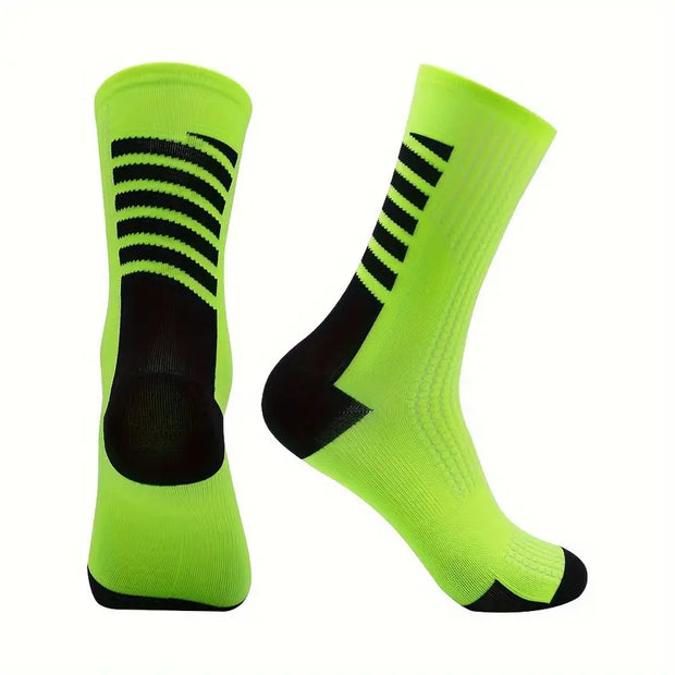 Striped Athletic Socks.