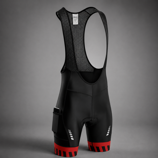 Men's Performance Cycling Bib Shorts | 3D Padded Chamois + Side Pocket.