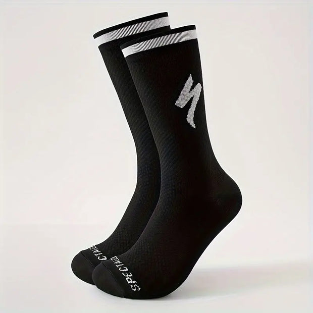 Replica Specialized classic cycling socks.