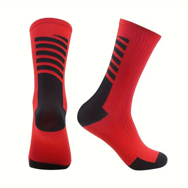 Striped Athletic Socks.