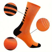 Striped Athletic Socks.