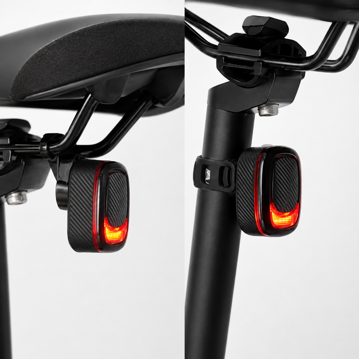 VeloGuard Smart Rear Bike Light + Wireless Anti Theft Alarm