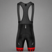 Men's Performance Cycling Bib Shorts | 3D Padded Chamois + Side Pocket.