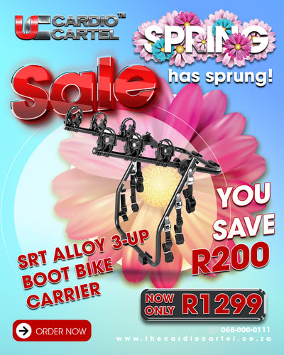 SRT Alloy 3-Up Boot Bike Carrier