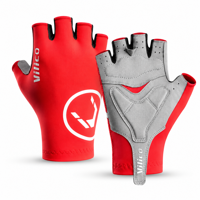 Vilico Performance Half-Finger Cycling Gloves | Gel Padded Road & MTB Gloves