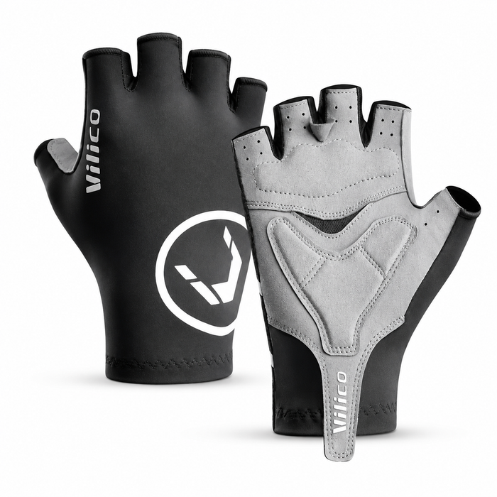 Vilico Performance Half-Finger Cycling Gloves | Gel Padded Road & MTB Gloves