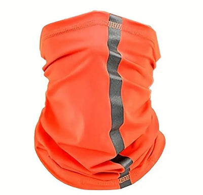 Cardio Cartel Winter Neck Buff Neon Orange