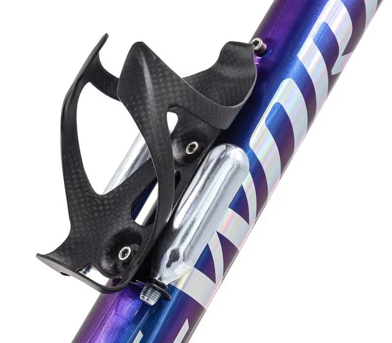 Carbon Bottle Cage Set of 2 Matt.