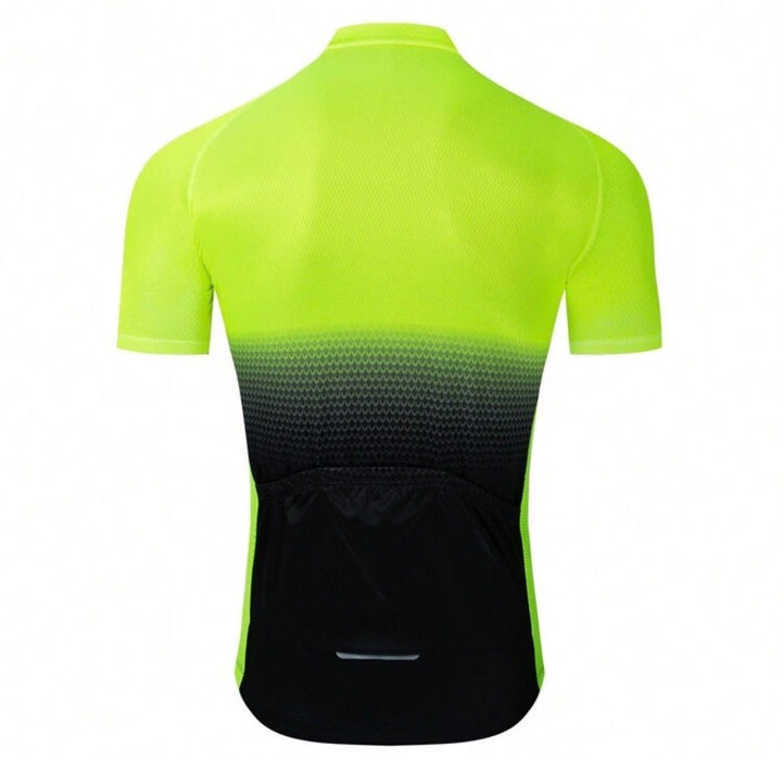 Strava Neon Pro Cycling Jersey High Visibility - Short Sleeve | The Cardio Cartel