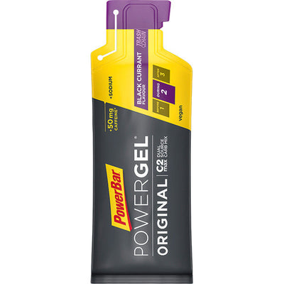 POWERGEL ORIGINAL – BLACK CURRENT with 50mg CAFFIENE.