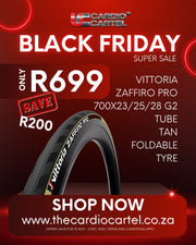 Cardio Cartel Special Offer - Vittoria Zaffiro Pro 700x23/25/28 G2 | Tube Black Foldable Tyre