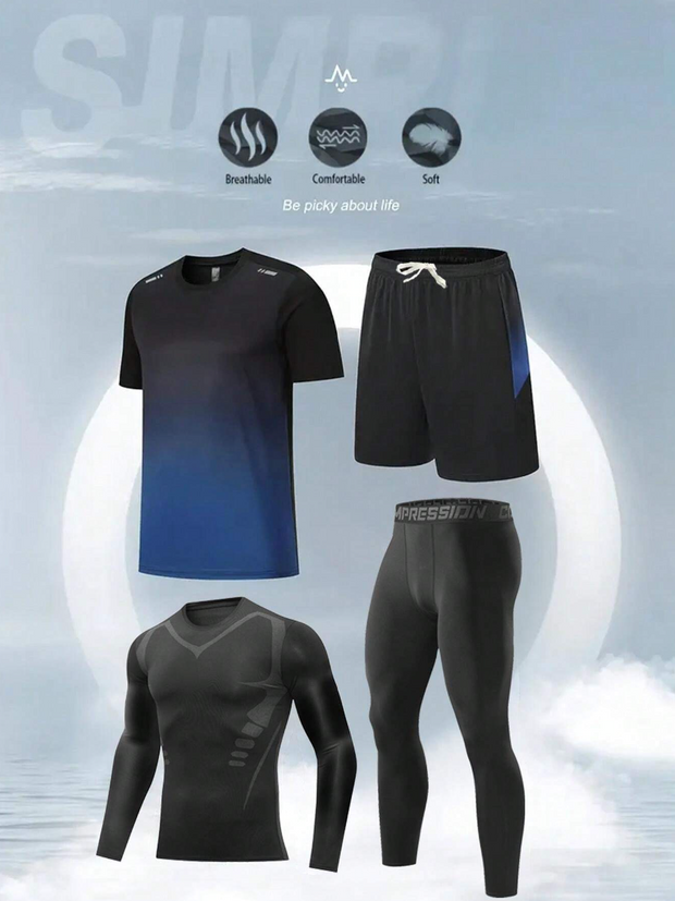 Cardio Cartel Men's Running 4 pcs set.