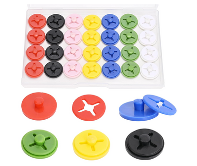Race Bib Number Clips 8 Pcs
