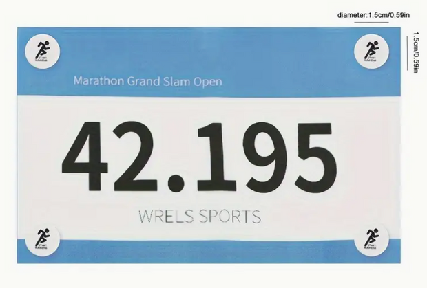 Race Bib Number Holders 4 Pcs