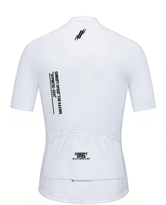 Mens Cycling Jersey | Cardio Cartel Apex Arctic White.