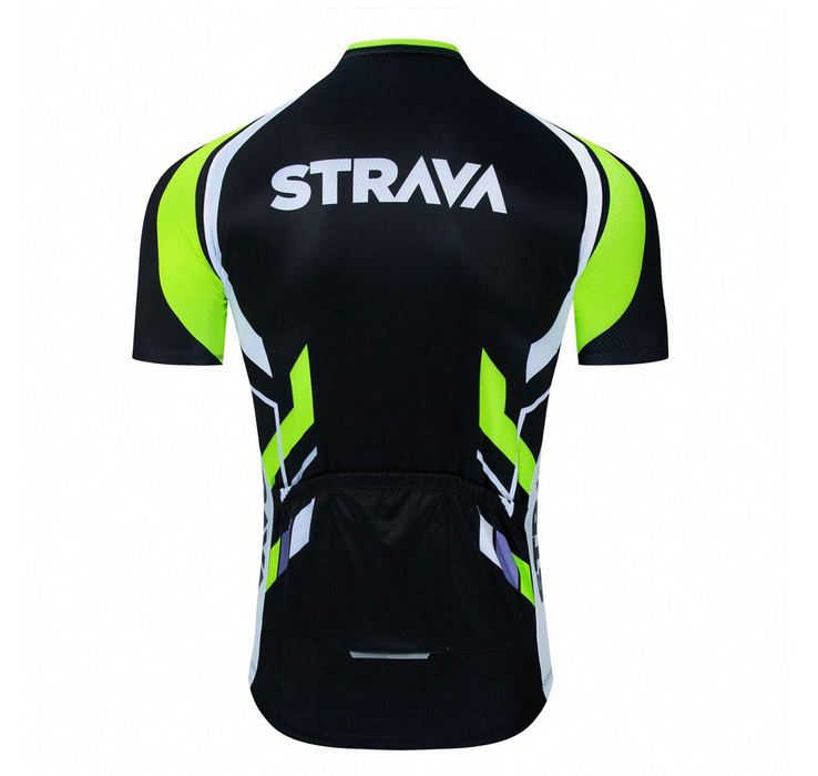 Strava Men’s Performance Cycling Jersey Short Sleeve | The Cardio Cartel