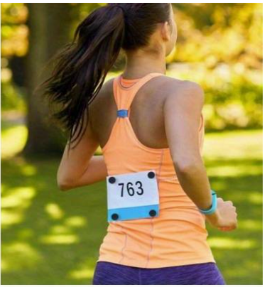 Race Bib Number Clips 8 Pcs