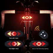 USB Rechargeable LED Wireless Tail Light with Turn Signals.