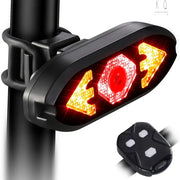 USB Rechargeable LED Wireless Tail Light with Turn Signals.