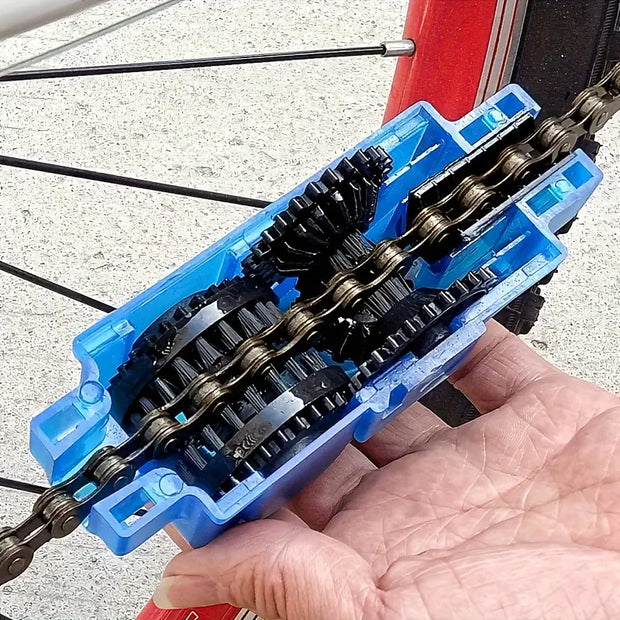 Mountain Bike Portable Bicycle Chain Cleaning Tool.