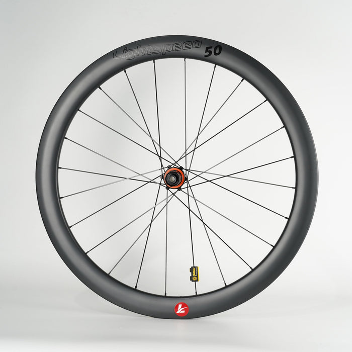 LightSpeed 50mm carbon disc brake road wheel product view