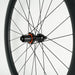 LightSpeed disc brake carbon wheelset rear hub and freehub detail