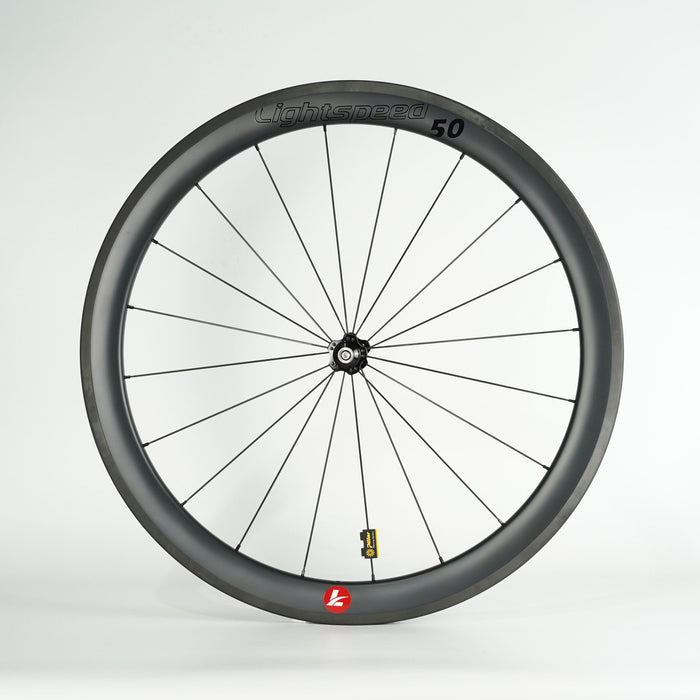 LightSpeed 50mm rim-brake carbon road wheel with braking surface