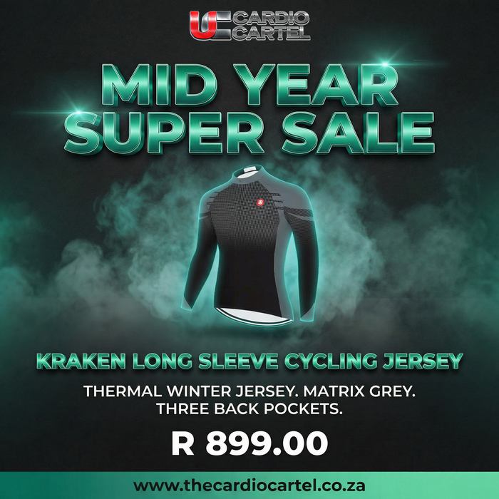 Kraken Long Sleeve Cycling Jersey Matrix Grey